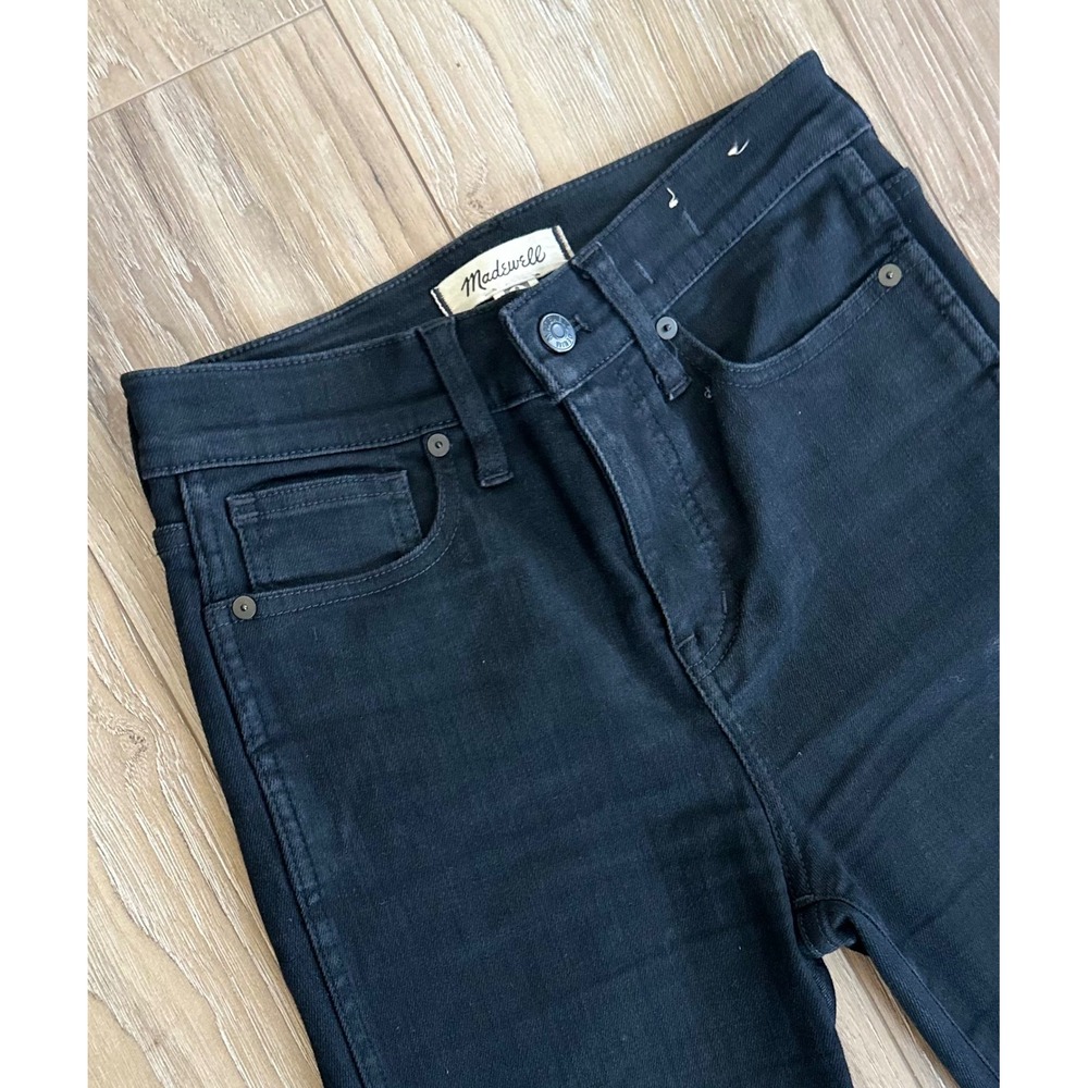 Madewell Stovepipe Straight Leg Denim Minimalist Chic Casual - Picture 3 of 10